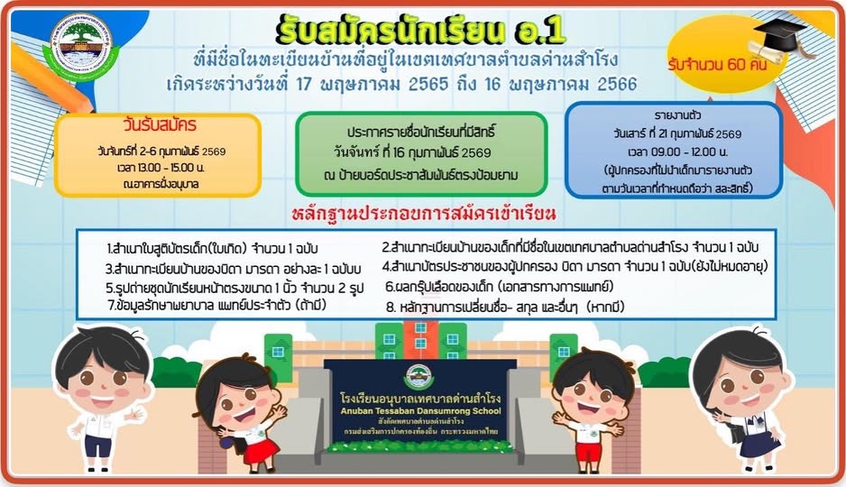 ประกาศรับสมัคร